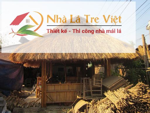 Thi công chòi lá tre