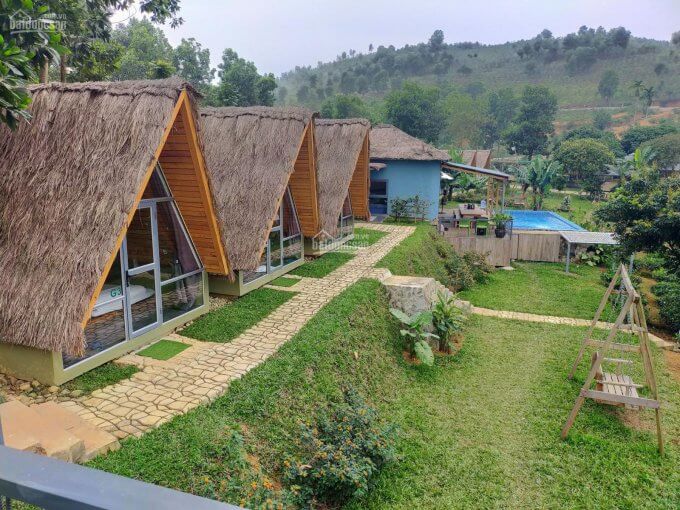 Thi công nhà lá cỏ tranh