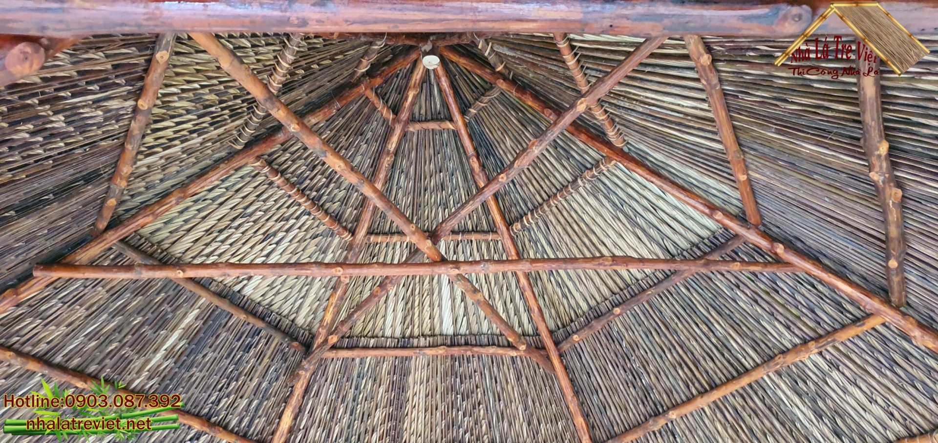 làm chòi lá dừa resort